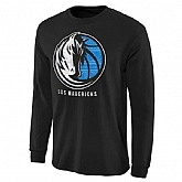 Dallas Mavericks Noches Enebea Long Sleeve WEM T-Shirt - Black,baseball caps,new era cap wholesale,wholesale hats